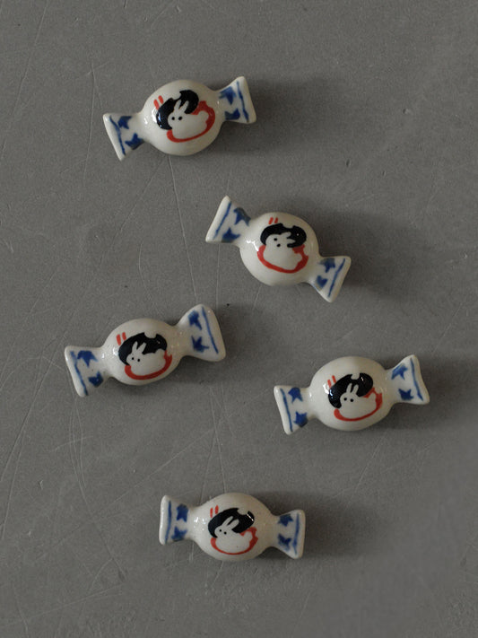白兔糖磁貼